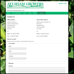 Screen shot of the Aylsham Company Ltd website.