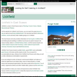 Screen shot of the Crockstead Farm Hotel Ltd website.