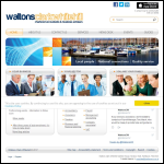 Screen shot of the Waltons C W Ltd website.