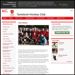Screen shot of the Tavistock Hockey Club Community Interest Company website.