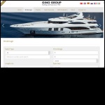 Screen shot of the Clear Blue Yachting (2011) Ltd website.