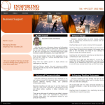 Screen shot of the Inspiring Your Success Ltd website.