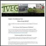 Screen shot of the Knighton Tree Allotments Trust website.