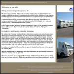Screen shot of the Catalyst Road Services Ltd website.