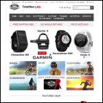 Screen shot of the The Triathlon Shop Ltd website.