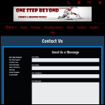 Screen shot of the One Step Beyond Timing Ltd website.