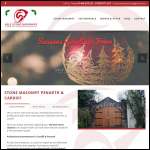 Screen shot of the Vale Stone Masonry Ltd website.