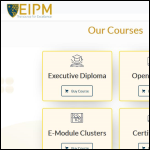 Screen shot of the Eipm Ltd website.