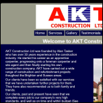 Screen shot of the A K Tasker Building Services Ltd website.