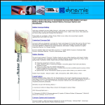 Screen shot of the Dynamic Edge Software Ltd website.