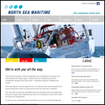 Screen shot of the North Sea Maritime Ltd website.