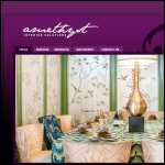 Screen shot of the Amethyst Interiors Ltd website.