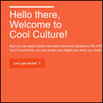 Screen shot of the Culture Partners website.