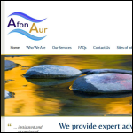 Screen shot of the Afon Aur Ltd website.