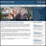 Screen shot of the Knighton White Ltd website.