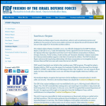 Screen shot of the Friends of Israel Initiative website.