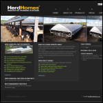 Screen shot of the Herd Homes Uk Ltd website.
