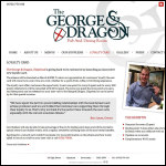 Screen shot of the The George & Dragon Chipstead Kent Ltd website.