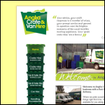Screen shot of the Anglia Crate Hire website.