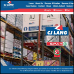 Screen shot of the C.J. Lang & Son Ltd website.