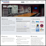 Screen shot of the I Secure (Nw) Ltd website.