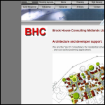 Screen shot of the Brooke House Consulting Ltd website.