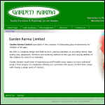 Screen shot of the Garden Karma website.