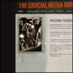 Screen shot of the Crucial Interactive Media Ltd website.
