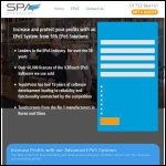 Screen shot of the SPA Till Technology website.