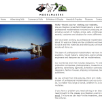 Screen shot of the Stephen Greenfield Modelmakers website.