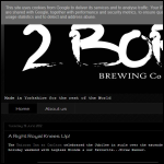 Screen shot of the 2 Bobs Brewing Company Ltd website.