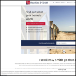 Screen shot of the Hawkins & Smith Ltd website.