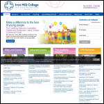 Screen shot of the Iron Mill Education Ltd website.