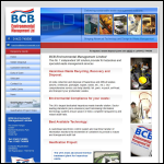 Screen shot of the BCB Environmental Management Ltd website.
