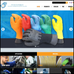 Screen shot of the The Oven Glove Company Ltd website.