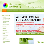 Screen shot of the Elemental Wellbeing website.