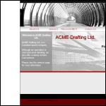 Screen shot of the Acme Information Services Ltd website.