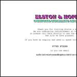 Screen shot of the Elston & Hopkin website.