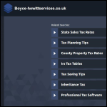 Screen shot of the Boyce-hewitt Services Ltd website.