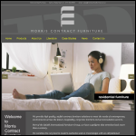 Screen shot of the Morris Contract Furniture website.