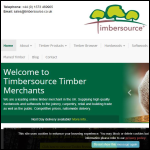 Screen shot of the Timbersource Ltd website.