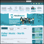 Screen shot of the Fidler Music Ltd website.