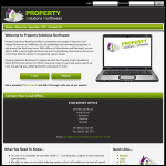 Screen shot of the Property Solutions (Nw) Ltd website.