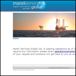 Screen shot of the Mareli Services Global Ltd website.