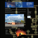 Screen shot of the East Yorkshire Hydraulics Ltd website.