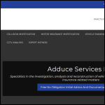 Screen shot of the Adduce Services Ltd website.