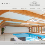 Screen shot of the Oakmasters Ltd website.