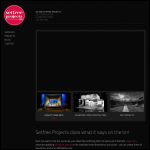 Screen shot of the Setfree Projects Ltd website.