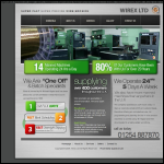 Screen shot of the Wirex Precision Wire Eroding Ltd website.