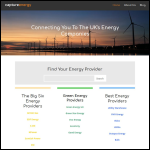Screen shot of the Capture Energy Ltd website.
